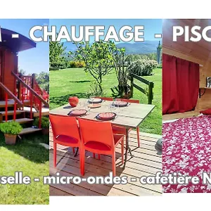 Séjour à la campagne La Roulotte Du Cagire - 4 Pers - Pyrenees, Villeneuve-de-Rivière